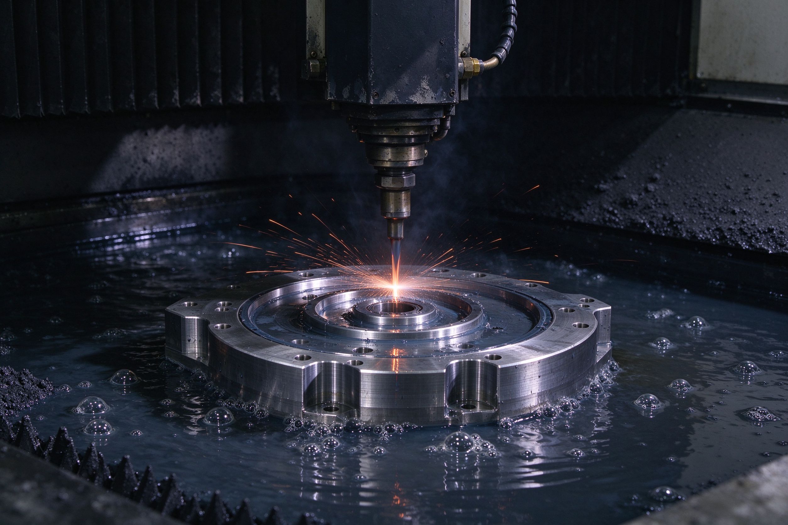 Wire EDM machining